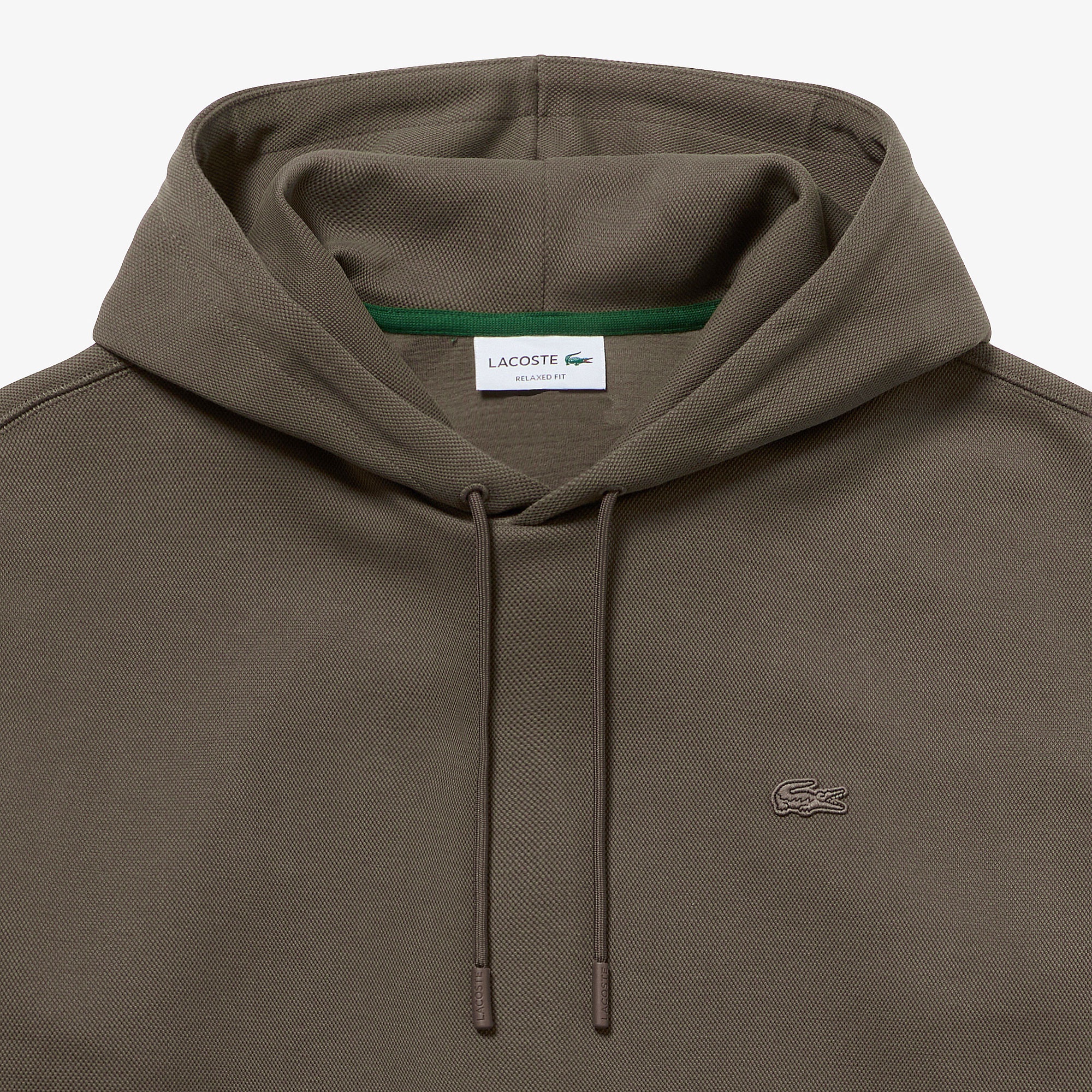 鹿の子ニットワントーンフーディー