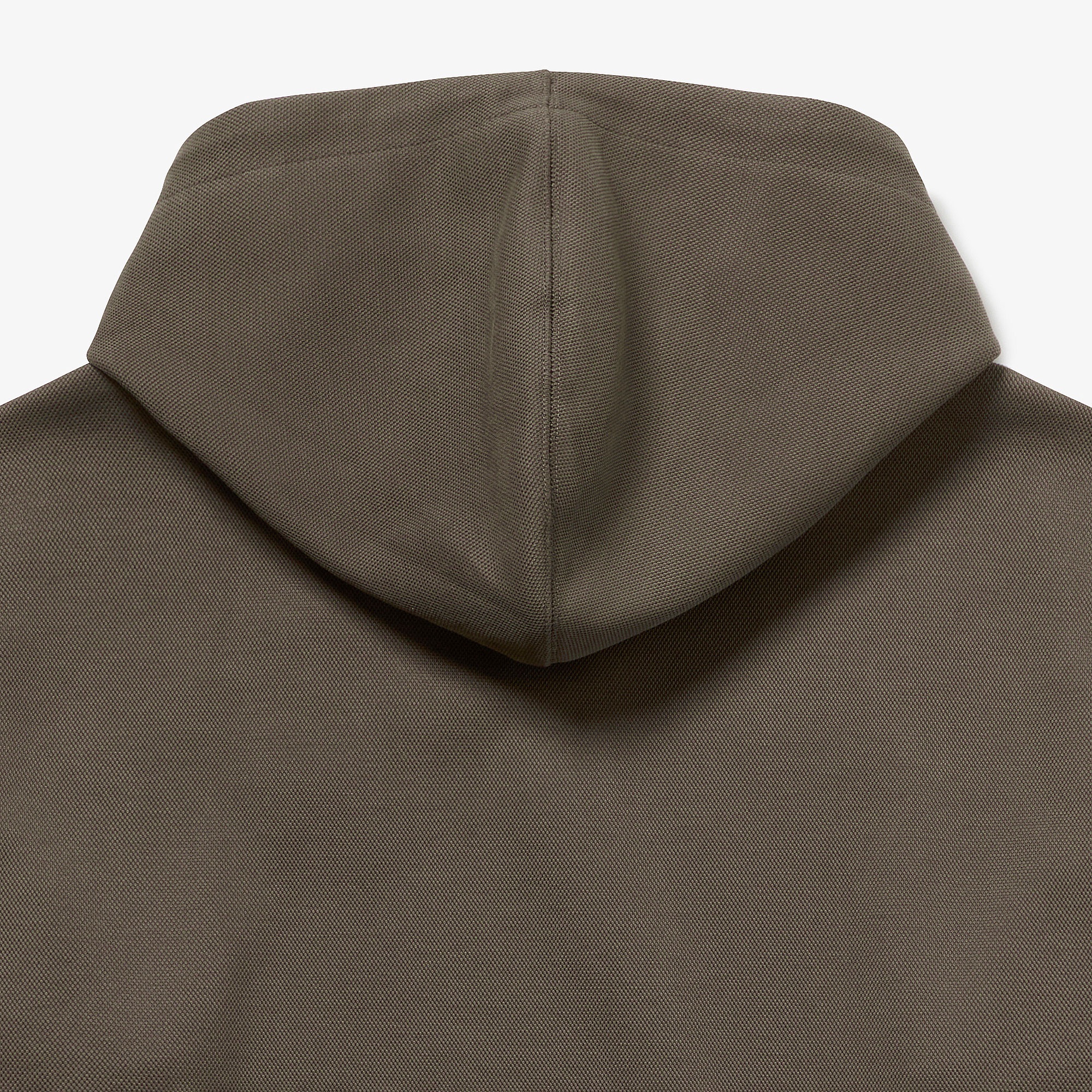 鹿の子ニットワントーンフーディー