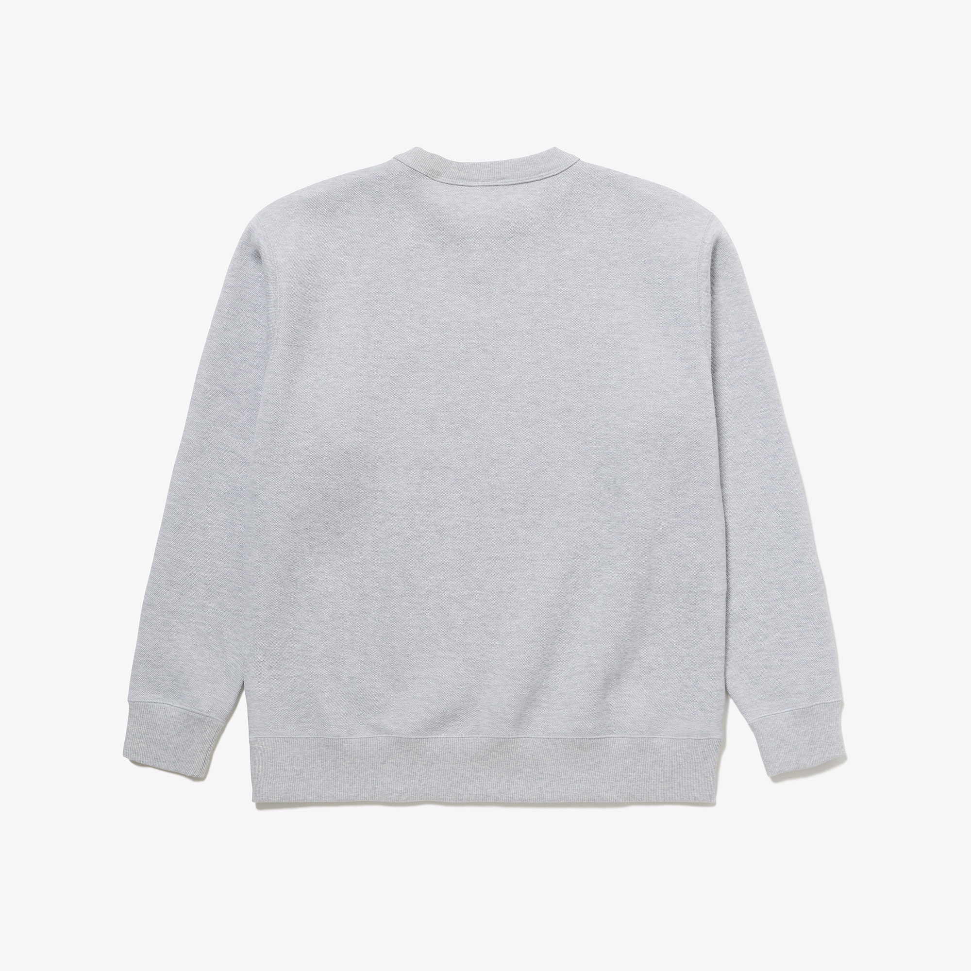 鹿の子ニットワントーンクルーネック