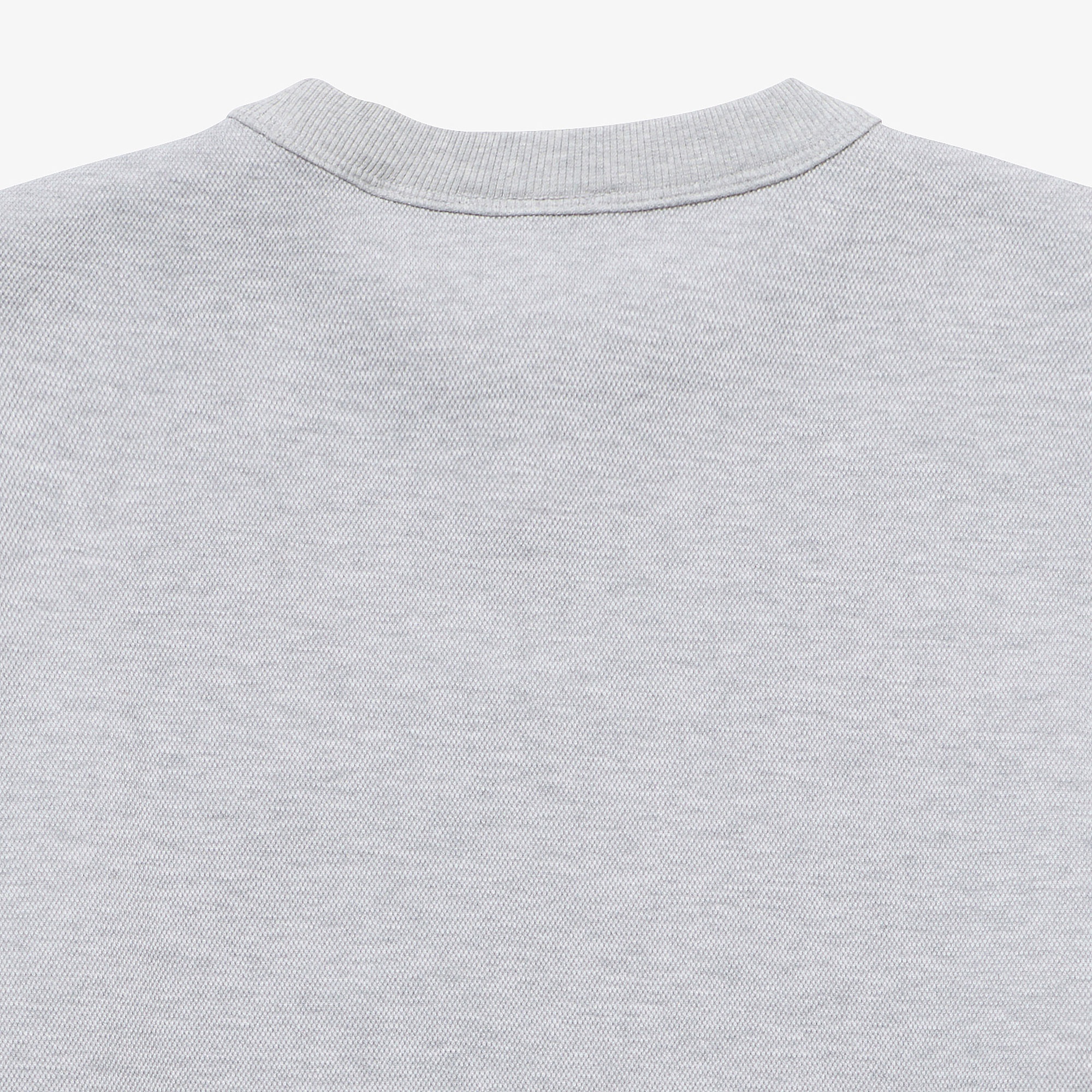 鹿の子ニットワントーンクルーネック