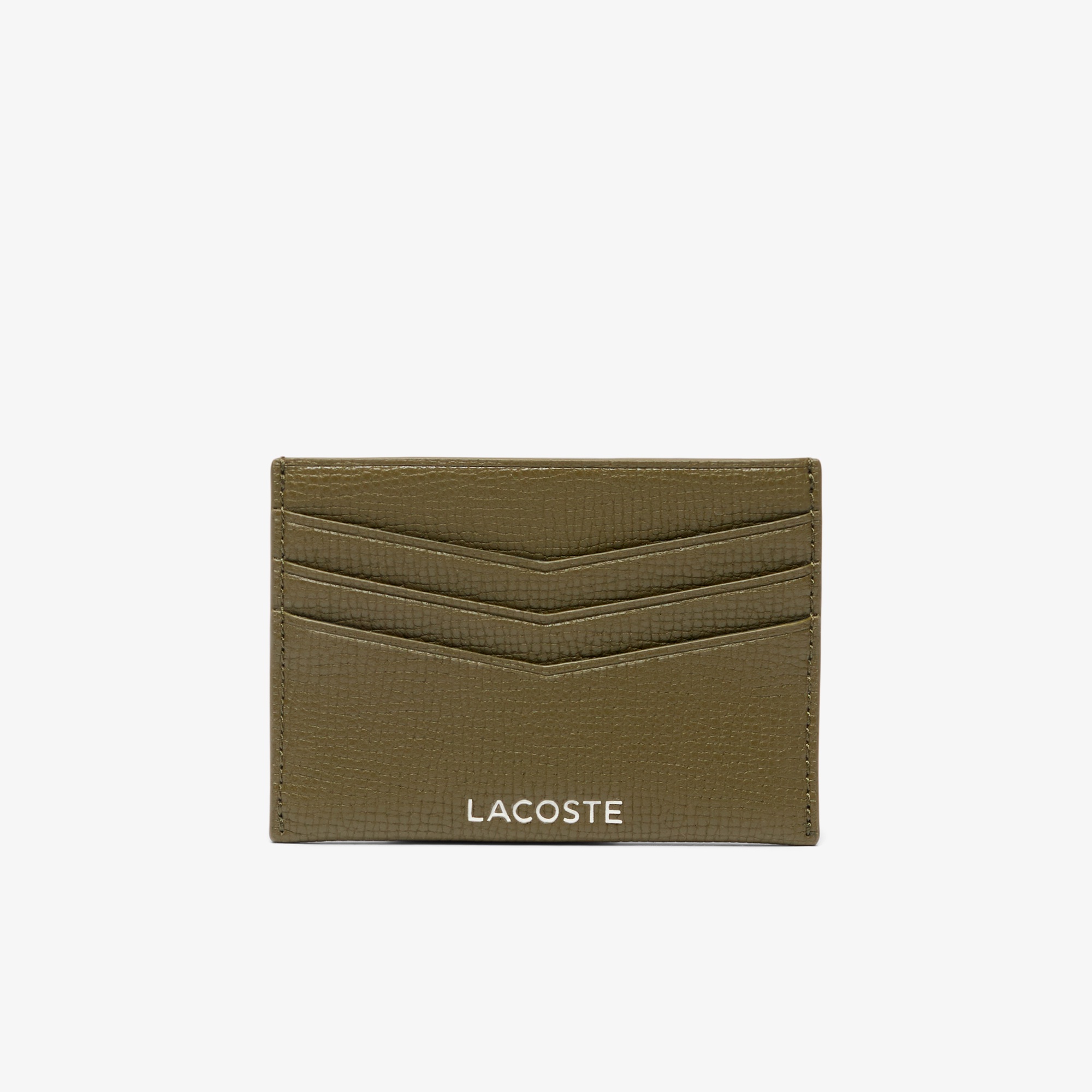 LACOSTE　財布 Genuine LACOSTE Peacoat LEATHER Zipped CARD HOLDER