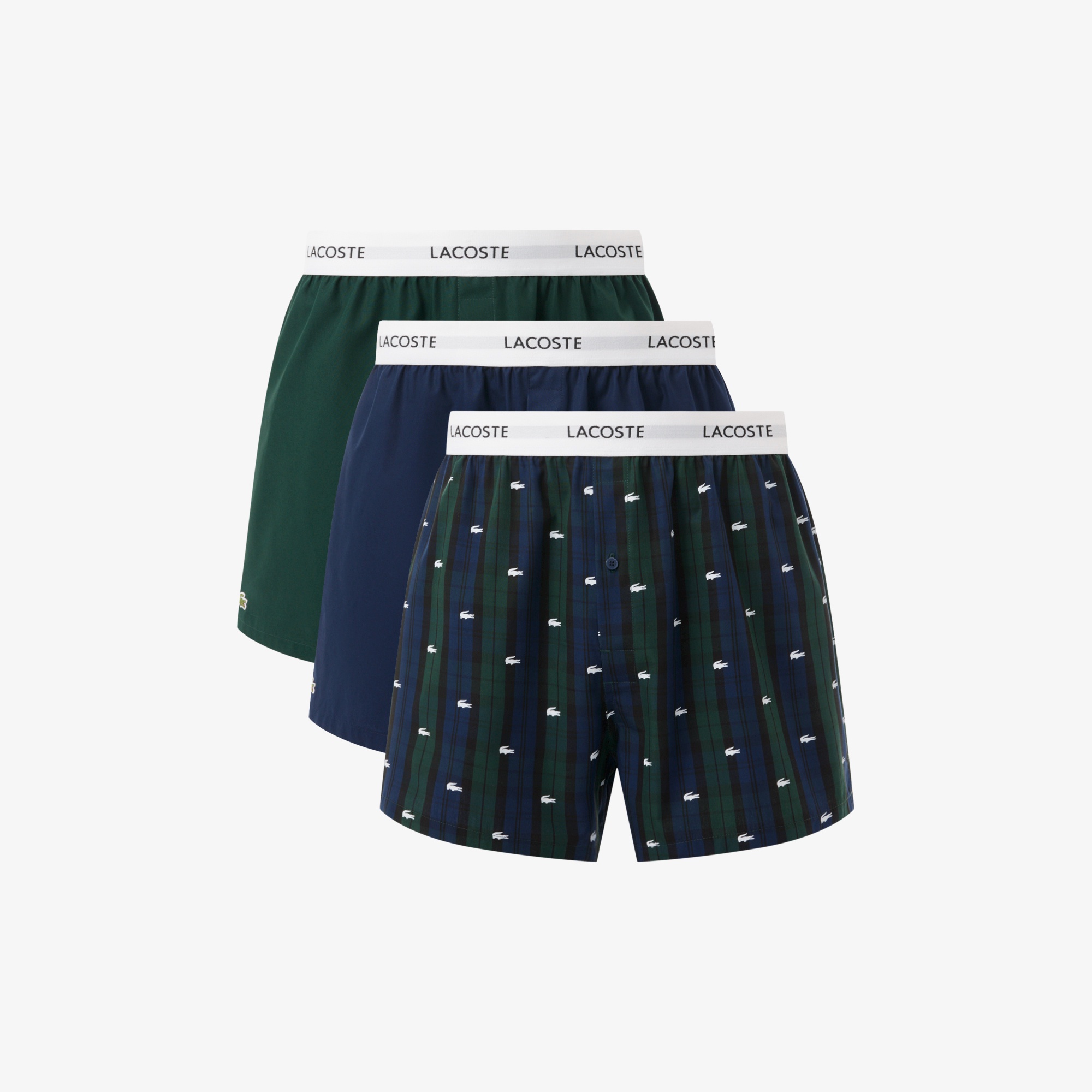 コットンポプリン3パックボクサーパンツ