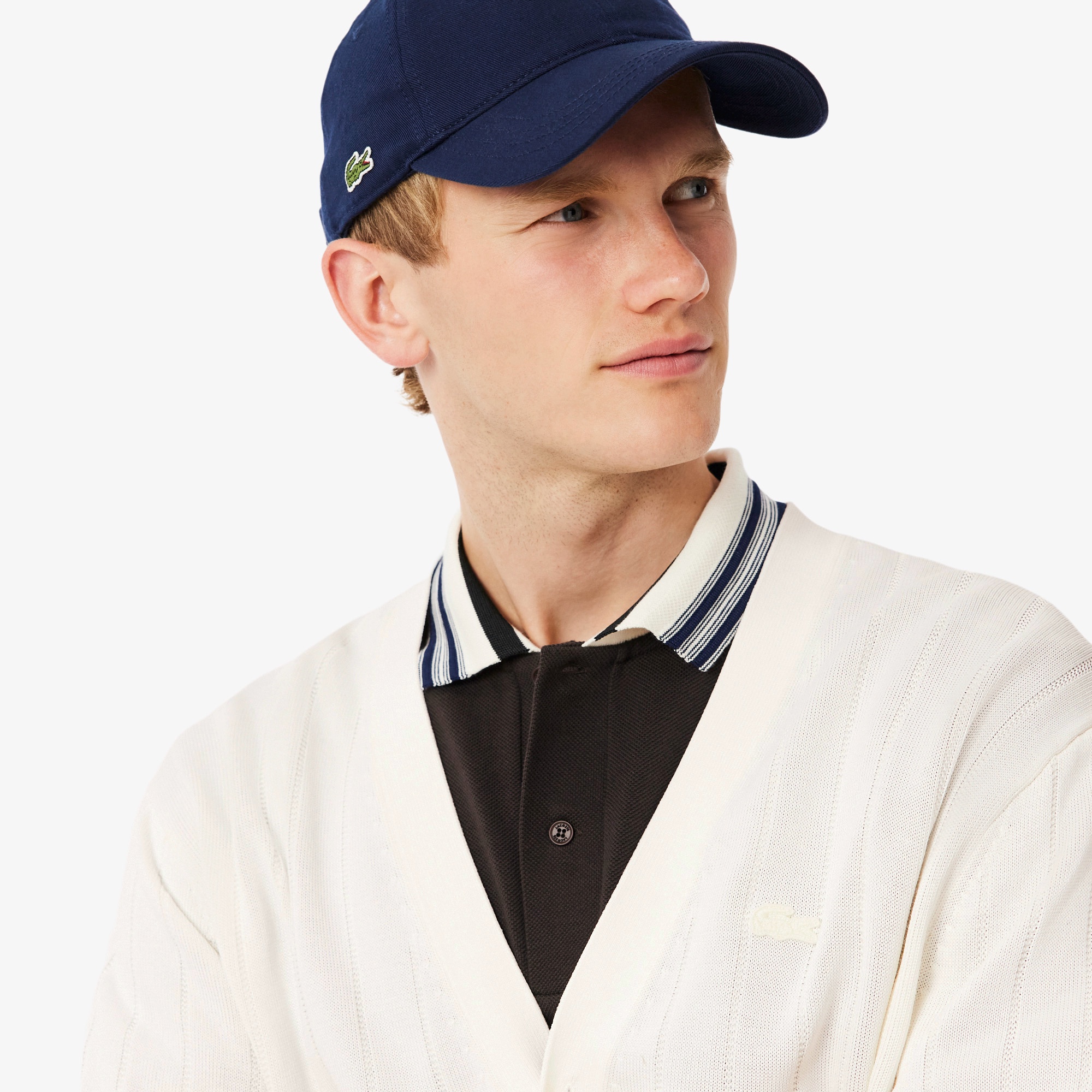 ハイゲージリブニットカーディガン