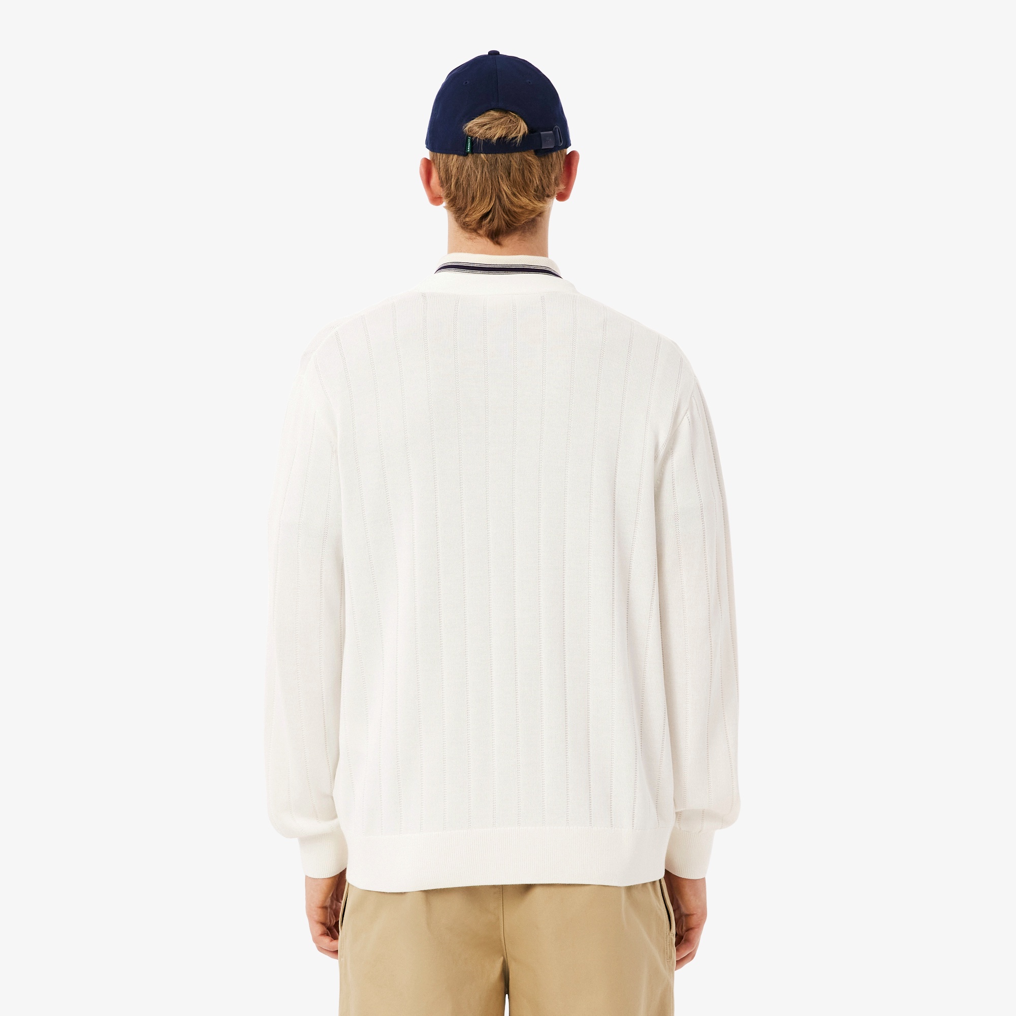 ハイゲージリブニットカーディガン