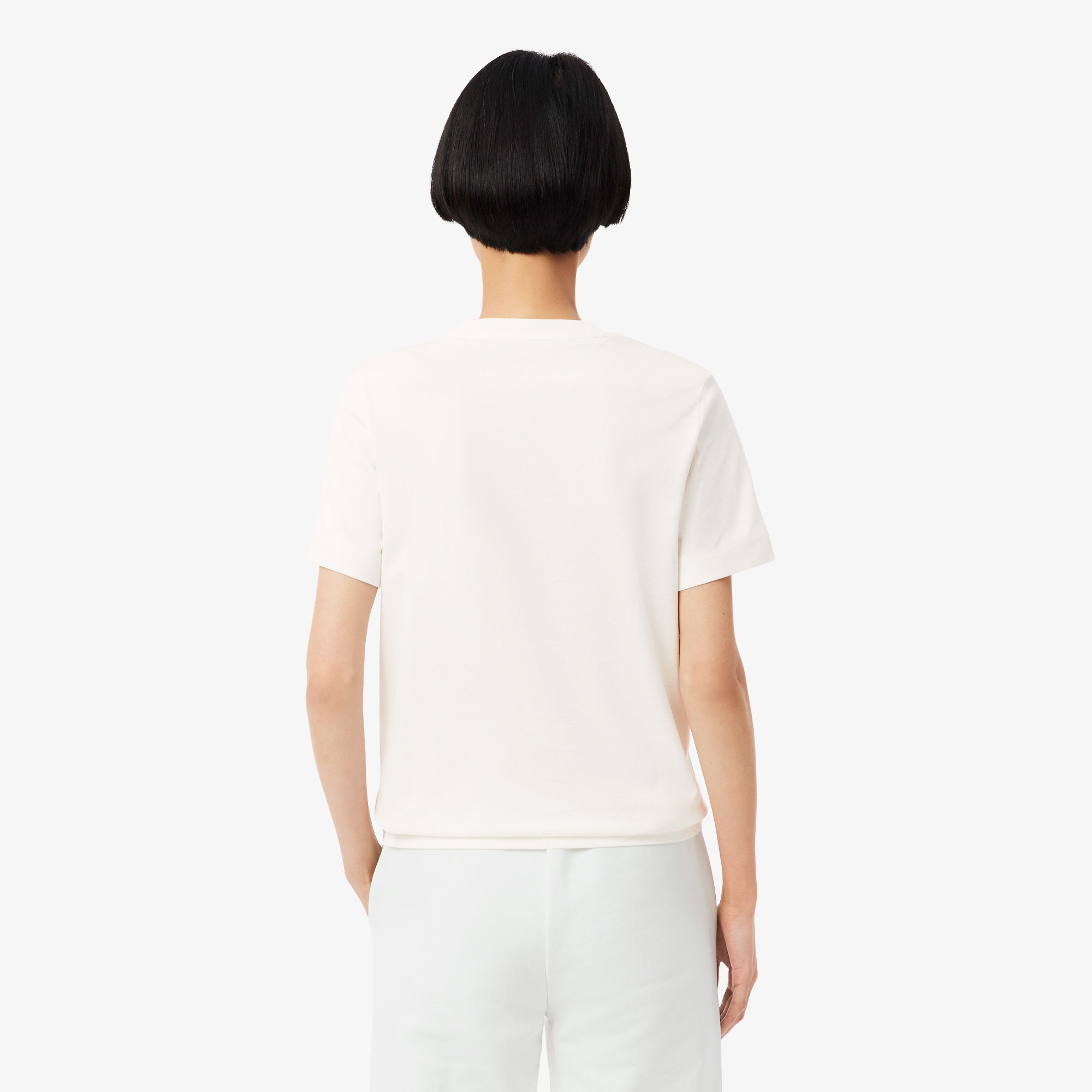 ラコステパリエンブレムワッペンレディースTシャツ