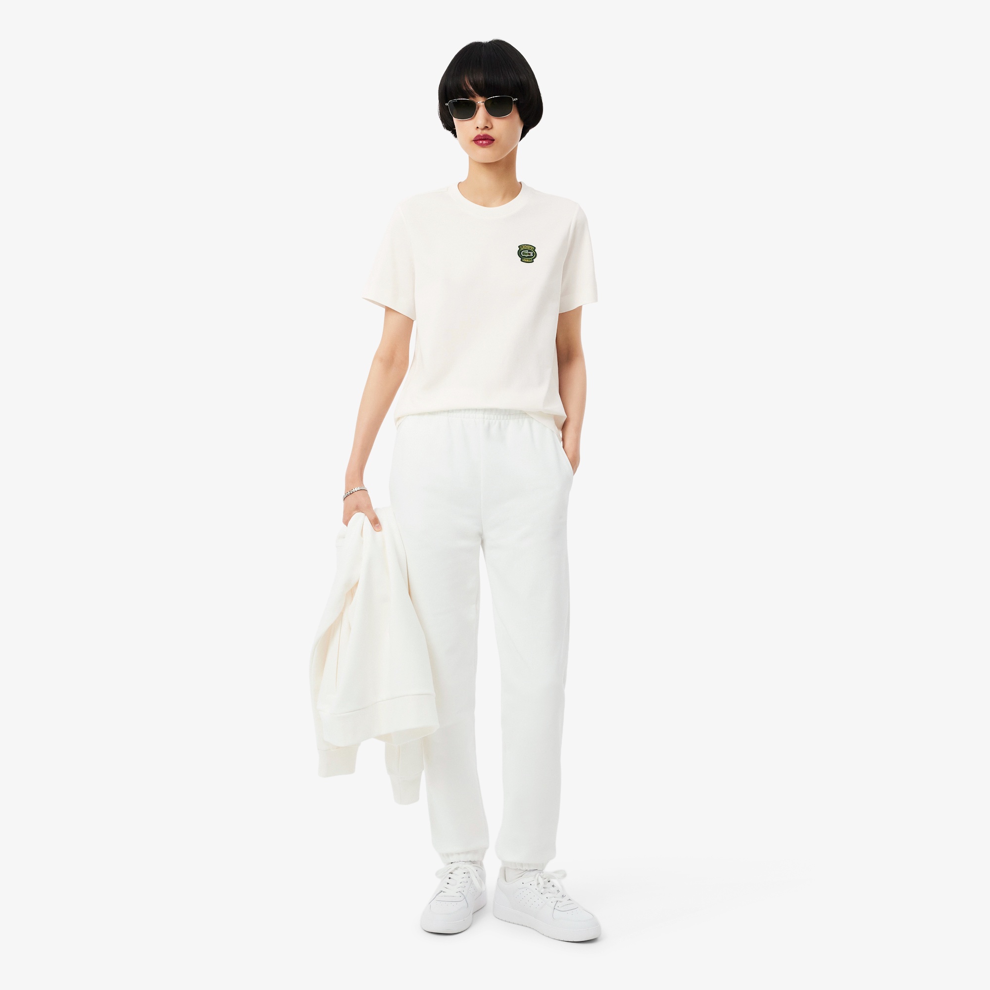 ラコステパリエンブレムワッペンレディースTシャツ