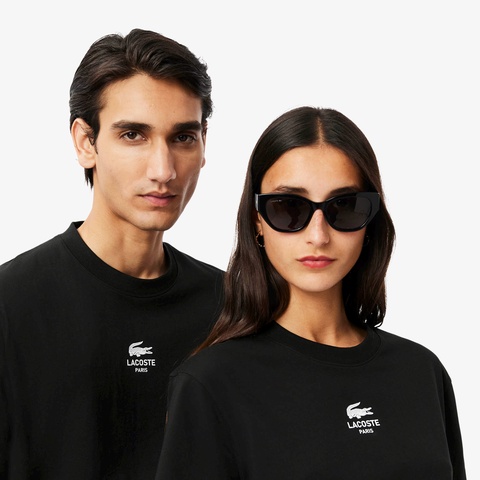 スモールパリロゴクルーネックTシャツ TH2739 - ラコステ