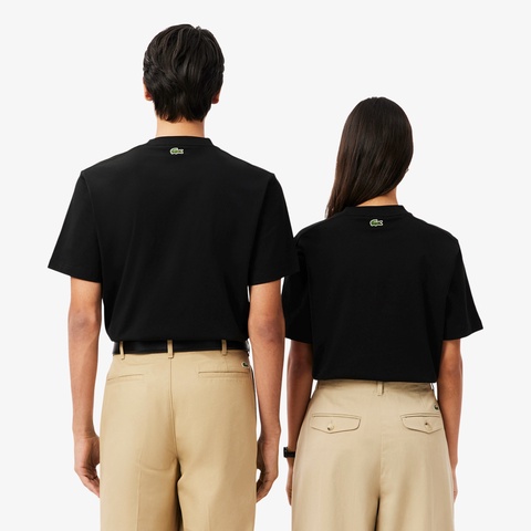 スモールパリロゴクルーネックTシャツ