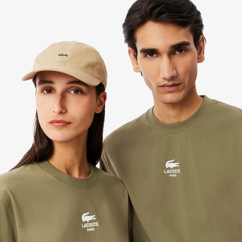 スモールパリロゴクルーネックTシャツ
