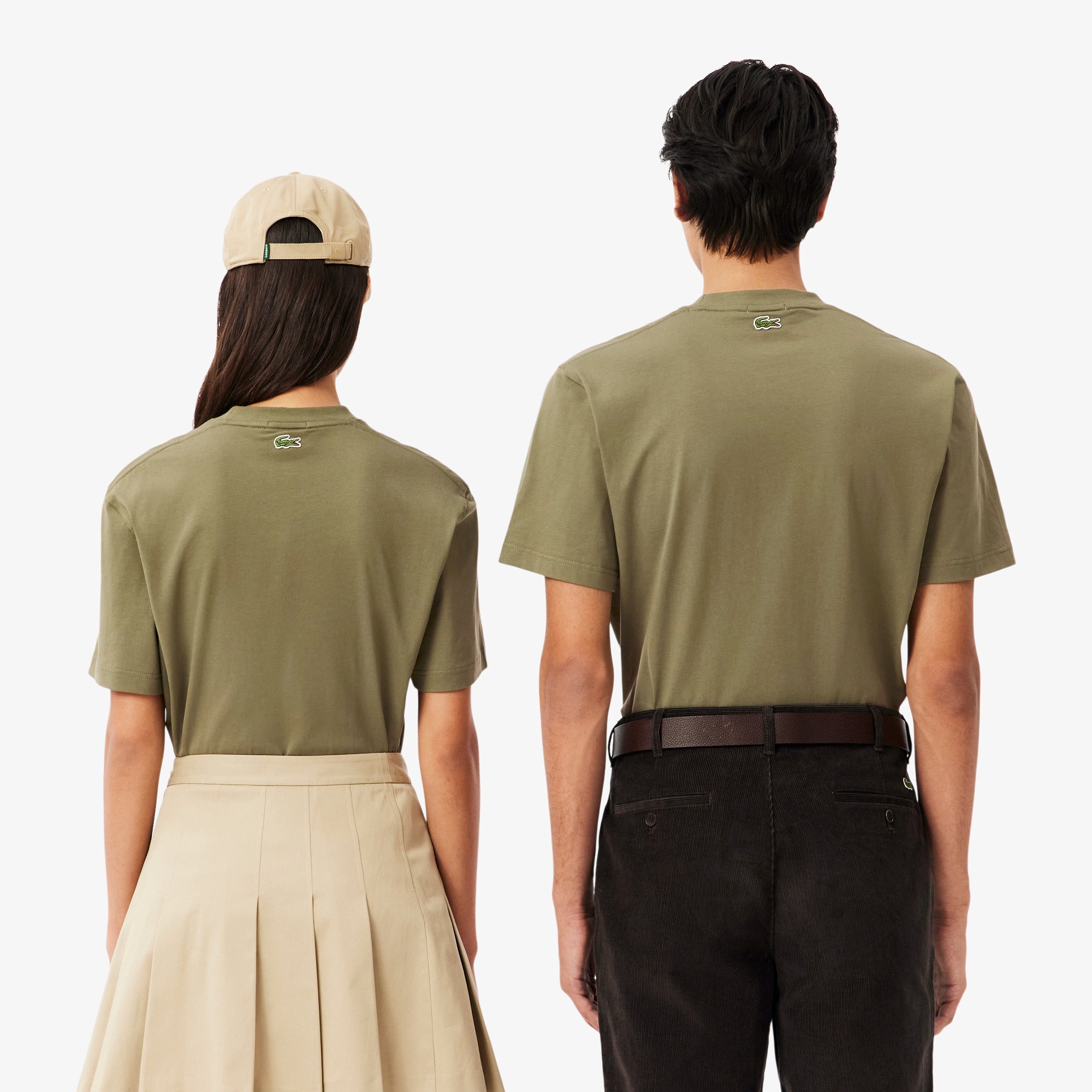 スモールパリロゴクルーネックTシャツ