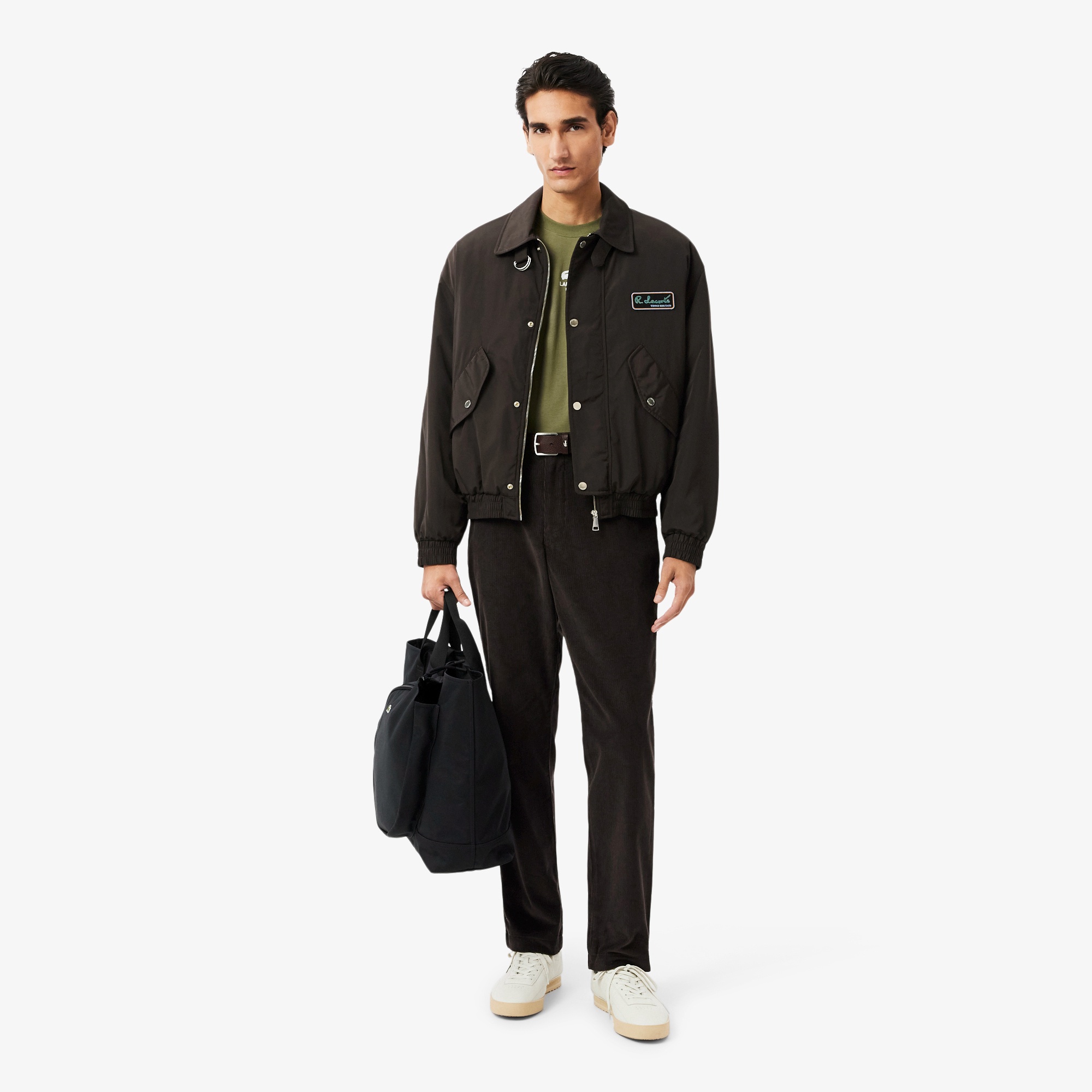 スモールパリロゴクルーネックTシャツ