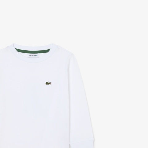 JUNIOR ベーシックワニロゴパッチ長袖Tシャツ