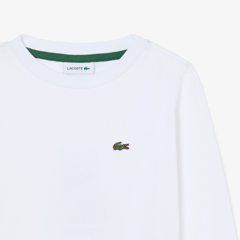 JUNIOR ベーシックワニロゴパッチ長袖Tシャツ