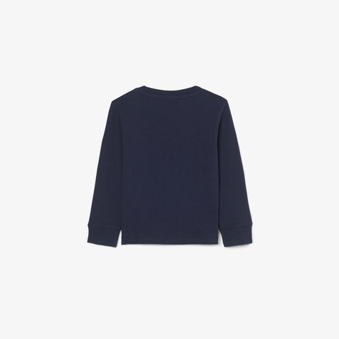 JUNIOR ベーシックワニロゴパッチ長袖Tシャツ
