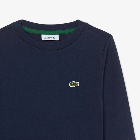 JUNIOR ベーシックワニロゴパッチ長袖Tシャツ