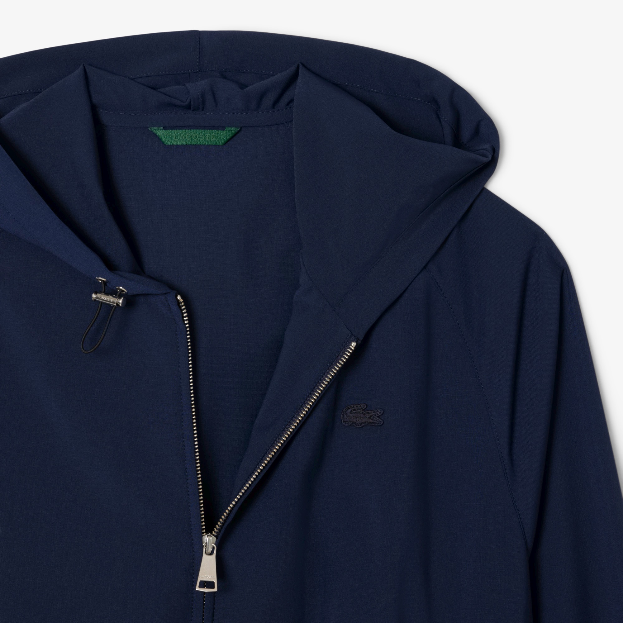 ウールブレンドフランネルジップジャケット