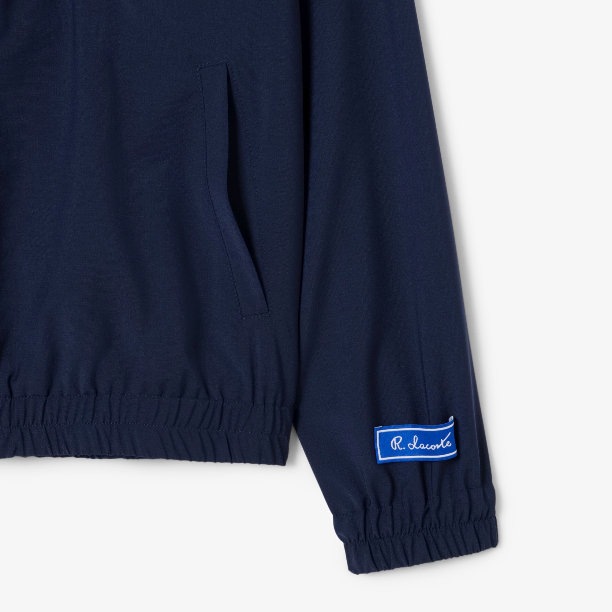 ウールブレンドフランネルジップジャケット