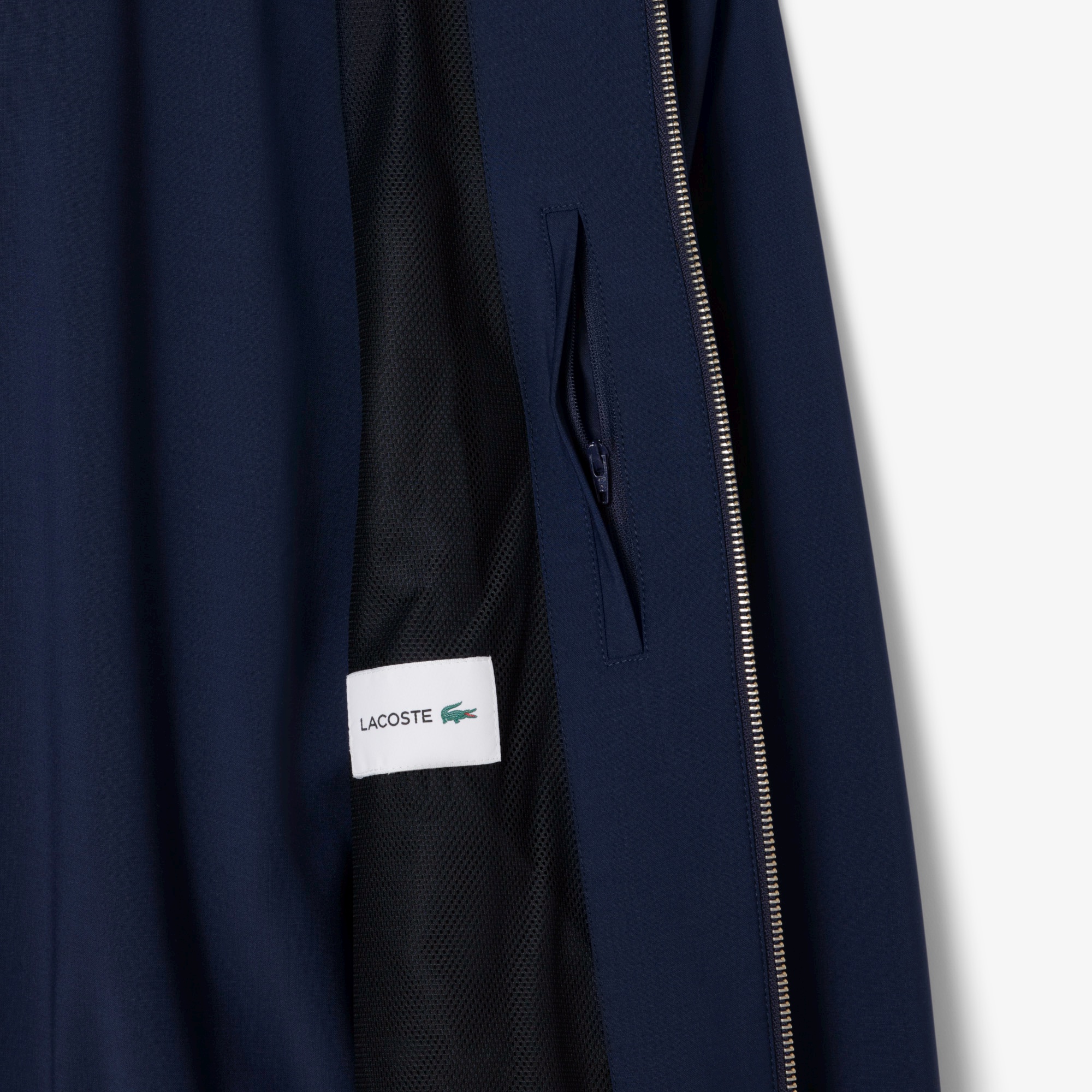 ウールブレンドフランネルジップジャケット