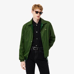 LACOSTE コート ルーズフィットAライン ロング丈ノーカラーコート | LACOSTE