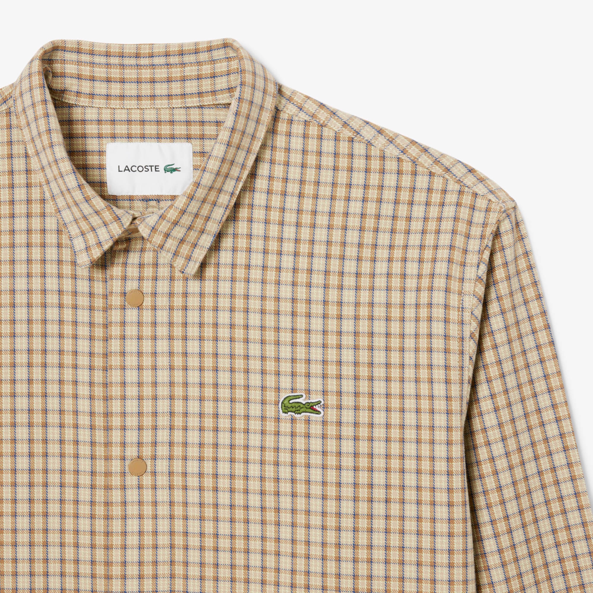 オーバーサイズフィットチェックフランネルシャツ