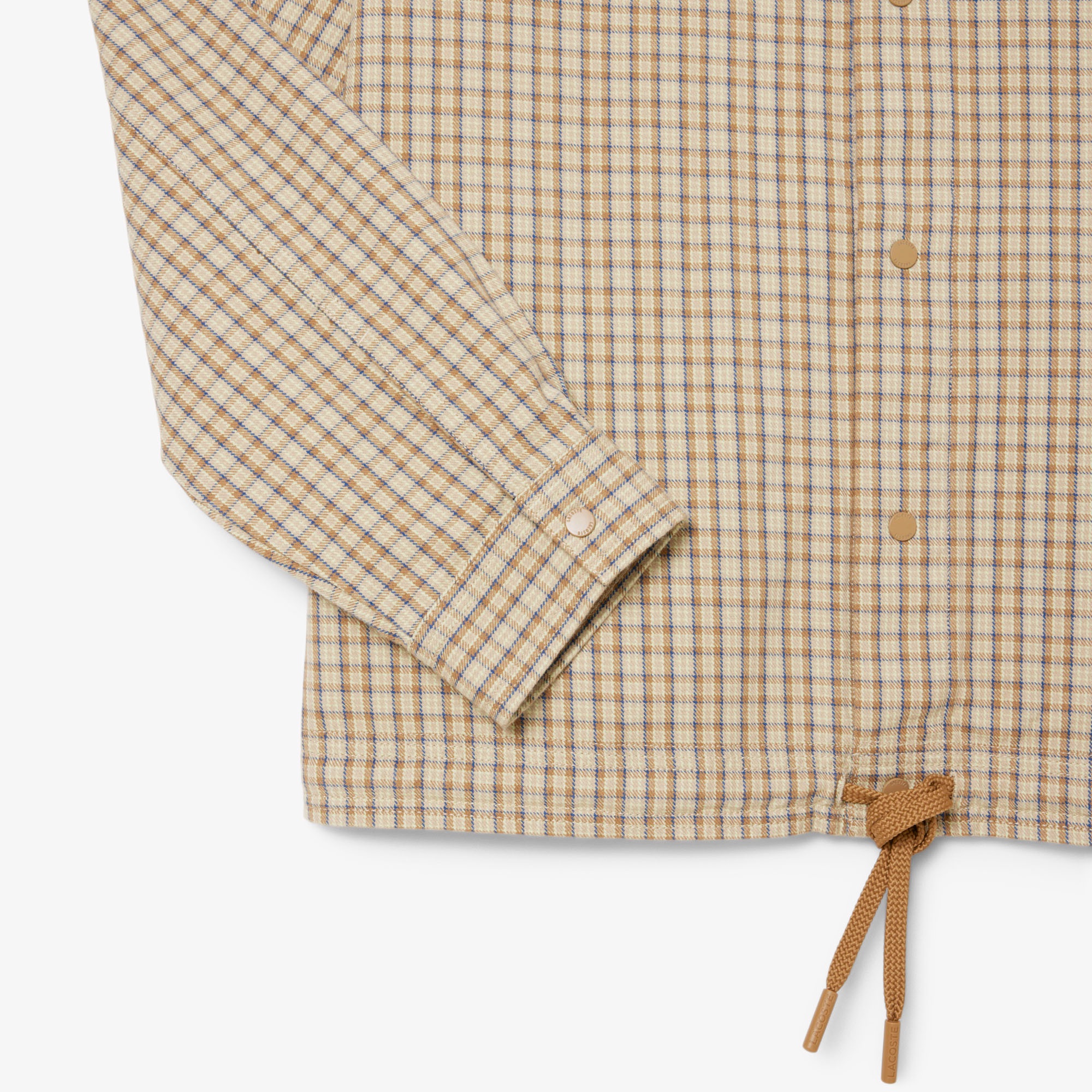 オーバーサイズフィットチェックフランネルシャツ