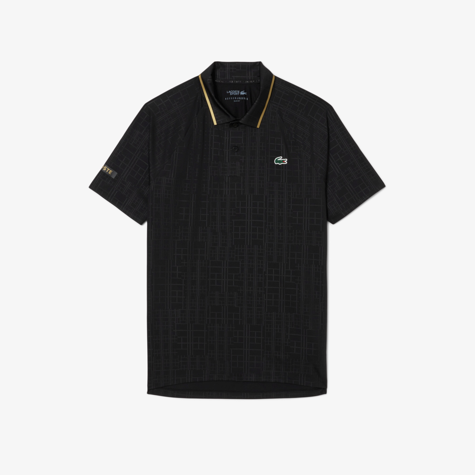 『ノバク・ジョコビッチ』ラケットプリントウルトラドライポロシャツ