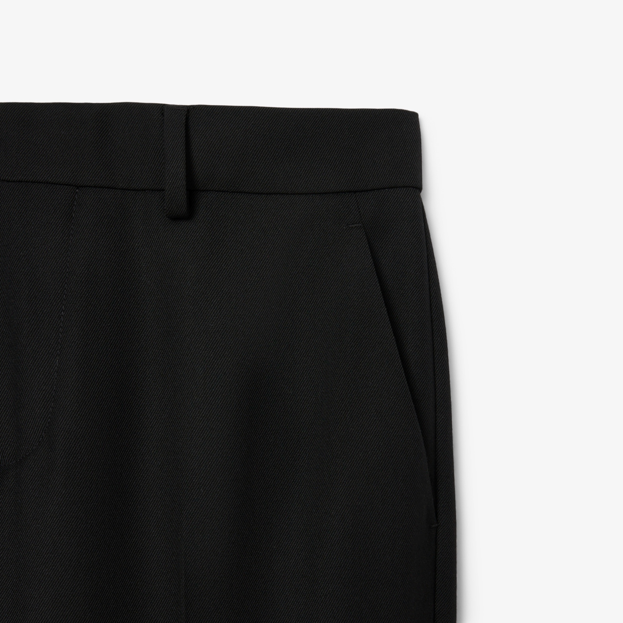 ウールブレンドセンタープレスチノパンツ