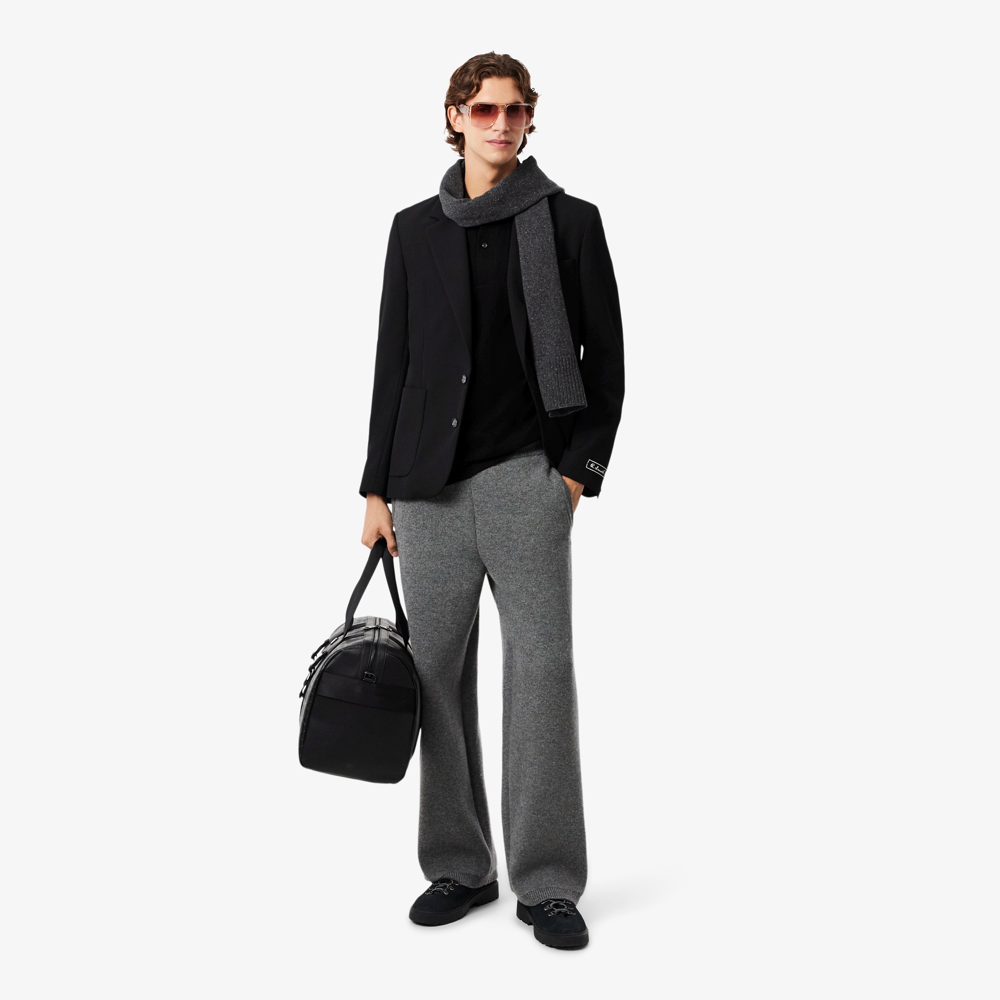 スクリプトネームステッチポロシャツ