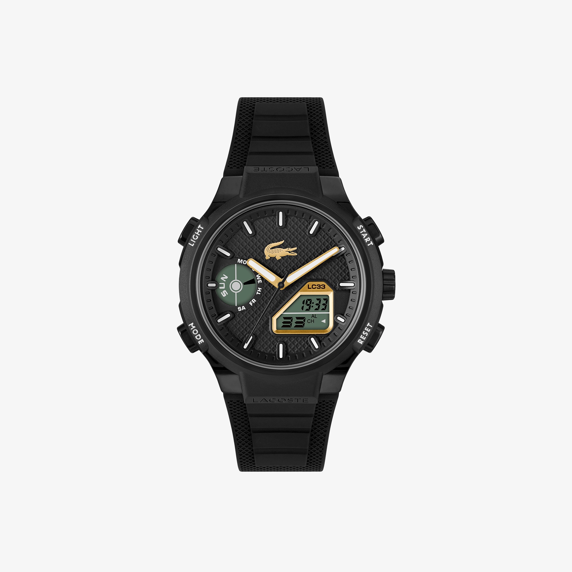 【新品未使用】ラコステ 腕時計 Amazon.co.jp: LACOSTE ラコステ 2010791 ブラック シリコン