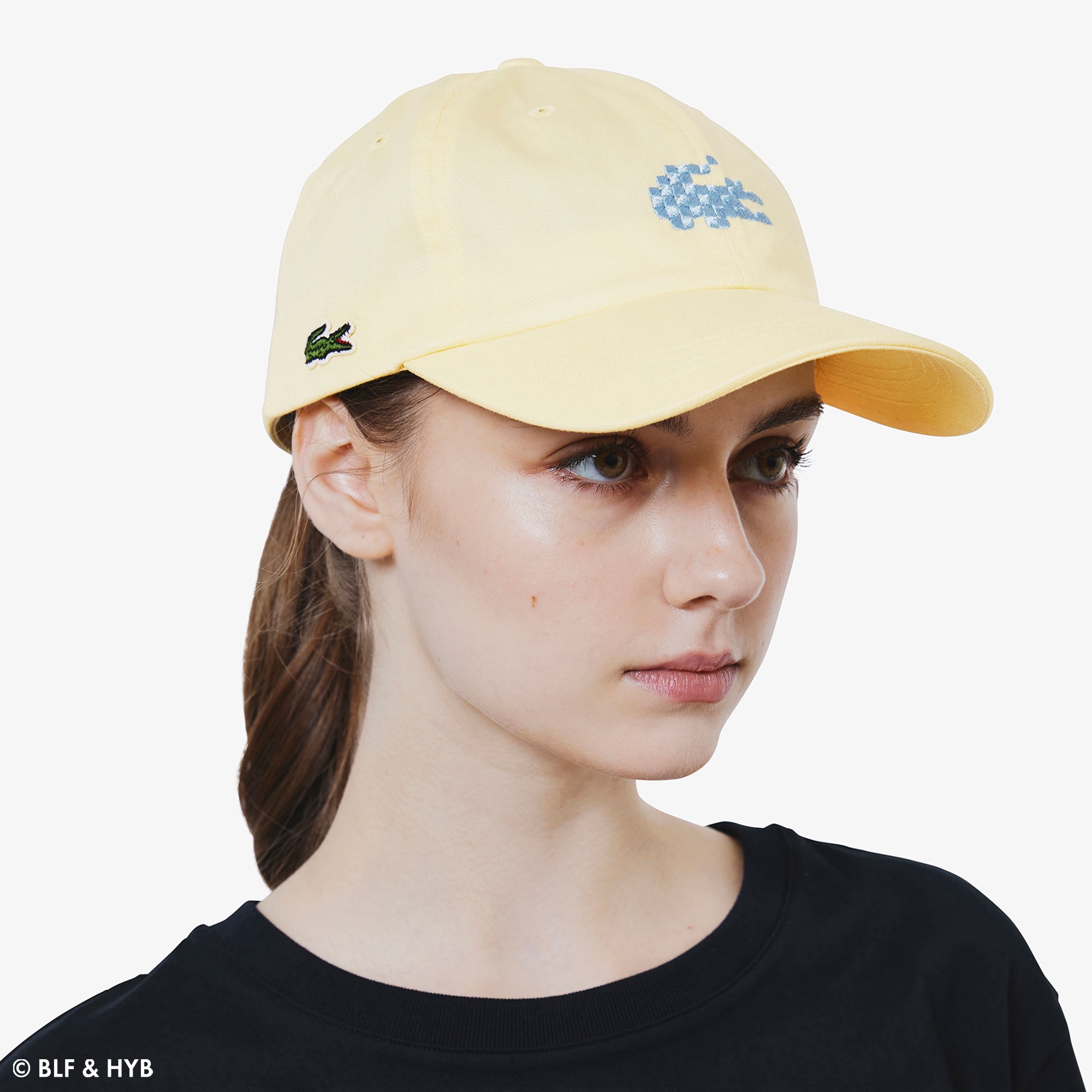 ピクセルワニ ベースボールキャップ