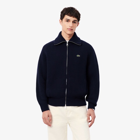 ローゲージハイネックジップセーター AH5175 - ラコステ（LACOSTE