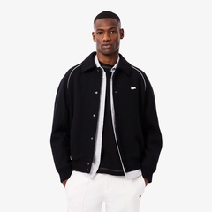 【DEVANLAY】LACOSTE ラコステ ウールブルゾンジャケット ブラック LACOSTE（ラコステ） ブルゾン アウター 防水 防風 ウールブレンド3