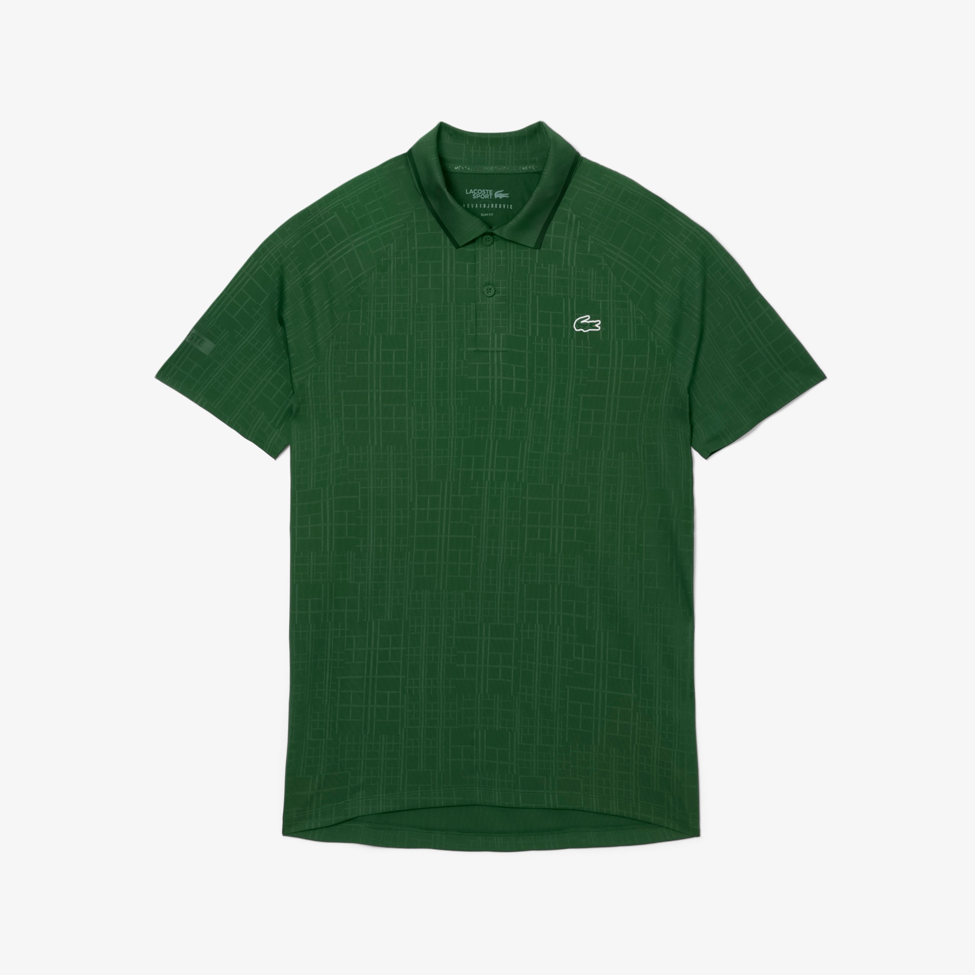 希少　美品　LACOSTE ノバク・ジョコビッチ　ウルトラドライ仕様　ポロシャツ UPF50＋ UVカット 『ノバク・ジョコビッチ』コート