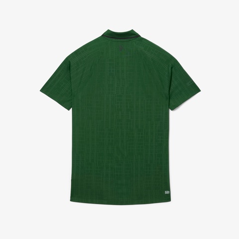 希少　美品　LACOSTE ノバク・ジョコビッチ　ウルトラドライ仕様　ポロシャツ ノバク・ジョコビッチ』ラケットプリントウルトラドライ