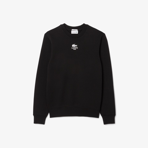 LACOSTE ロゴプリント トレーナー ホワイト36 ラコステ LACOSTE スリーブプリント長袖Tシャツ （ホワイト