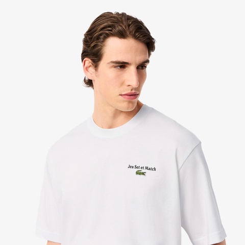 ルーズフィットヘビーウェイトバックプリントTシャツ