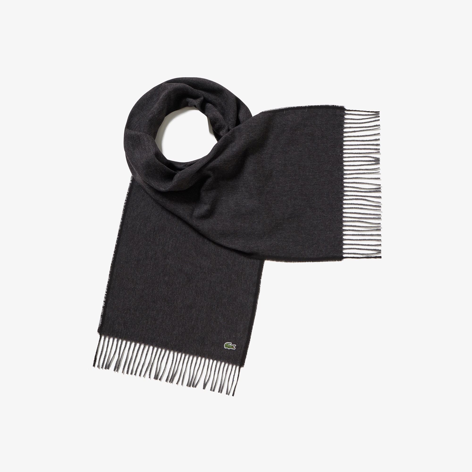 サスティナブルヘリンボーンマフラー