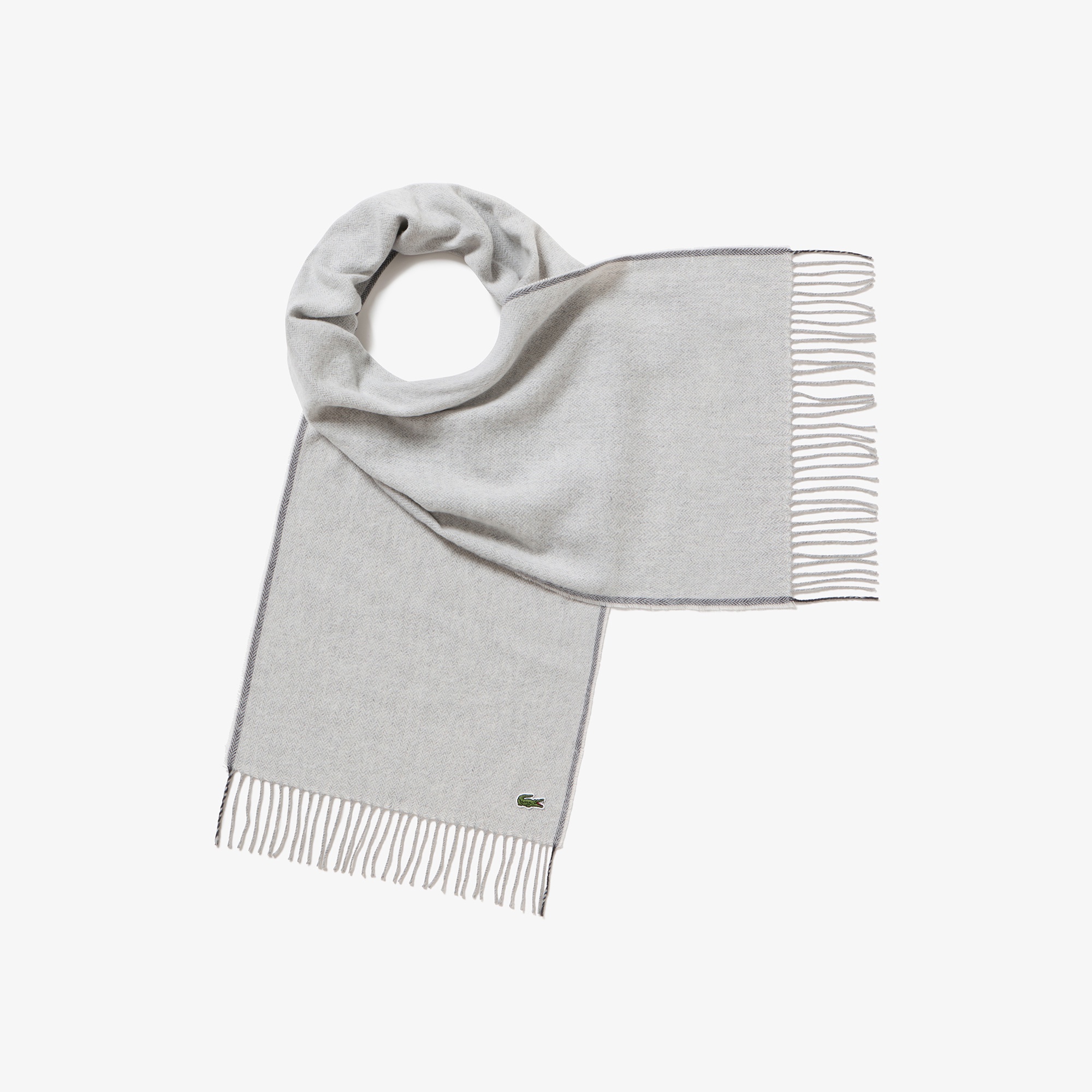 サスティナブルヘリンボーンマフラー