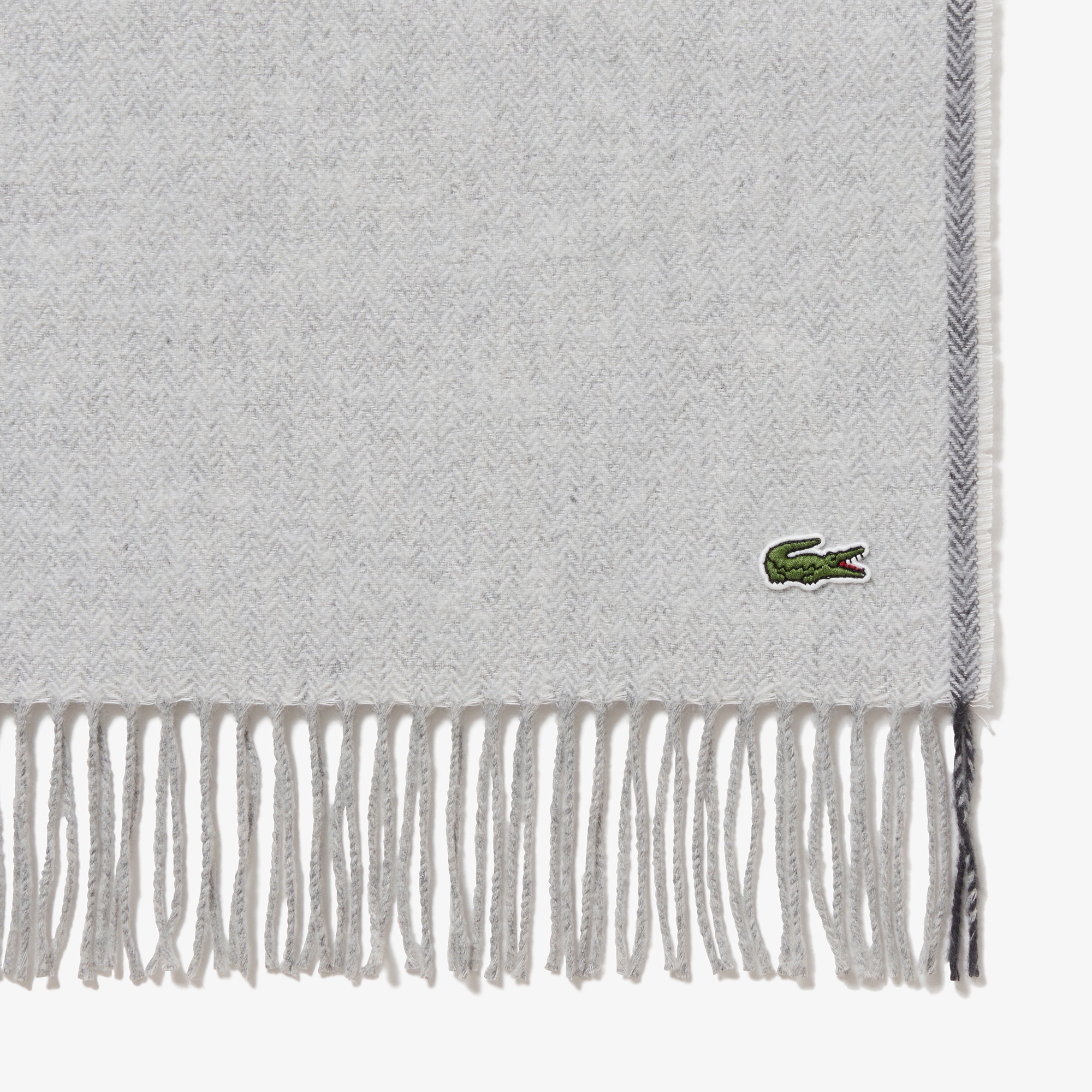 サスティナブルヘリンボーンマフラー