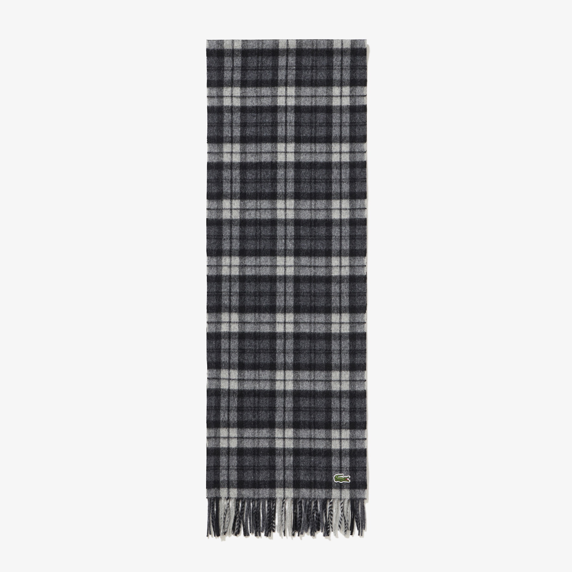 メリノウールチェックマフラー