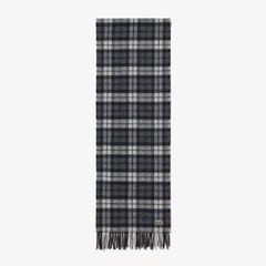 メリノウールブロックチェックマフラー RE039J - ラコステ（LACOSTE