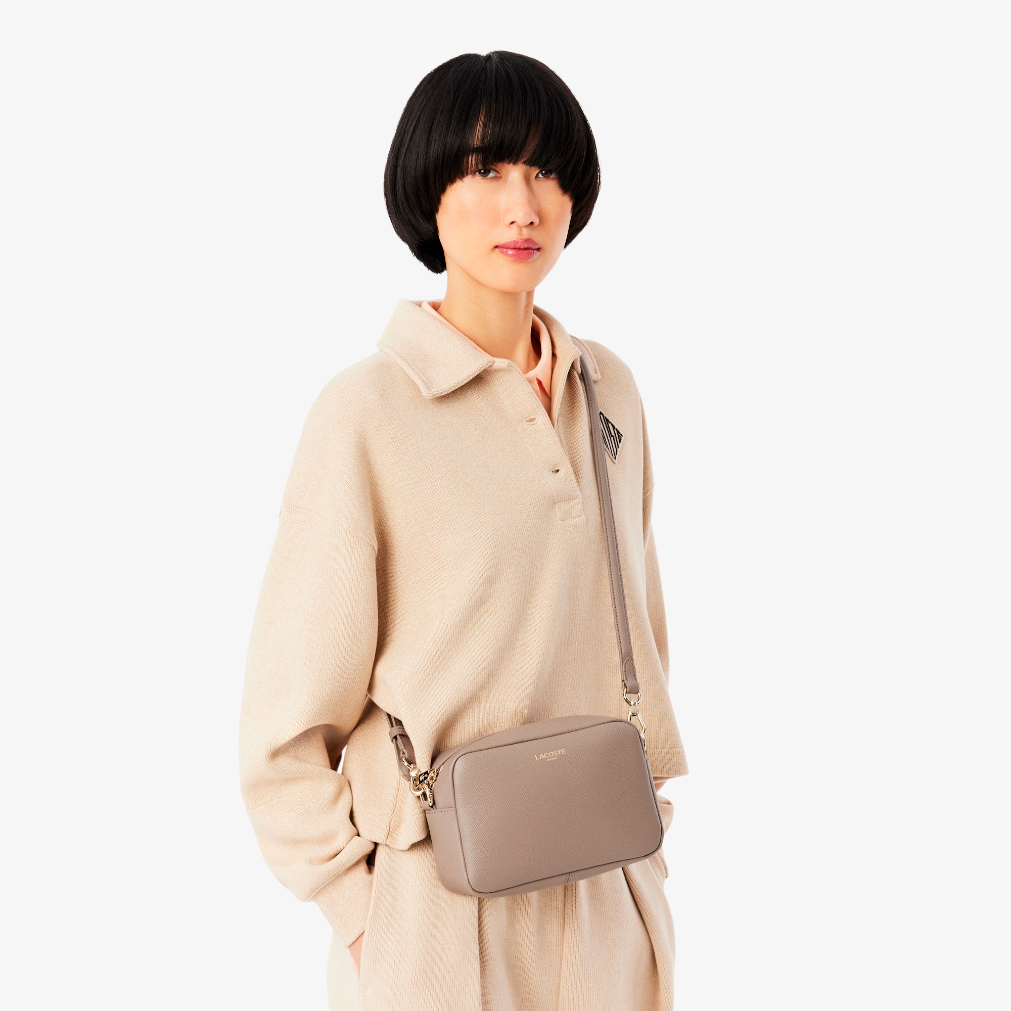 シャンゼリゼ レザースクエアミニショルダーバッグ