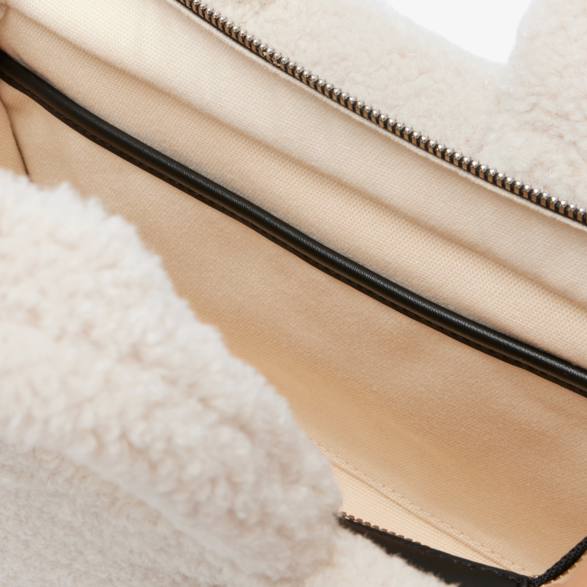 ヘリテージシーズナル フェイクファーミニトートバッグ