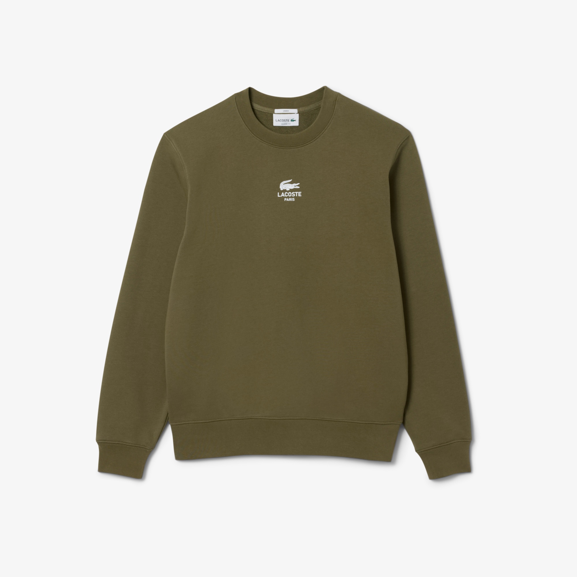 ワンポイングラフィックプリントクルーネックスウェット