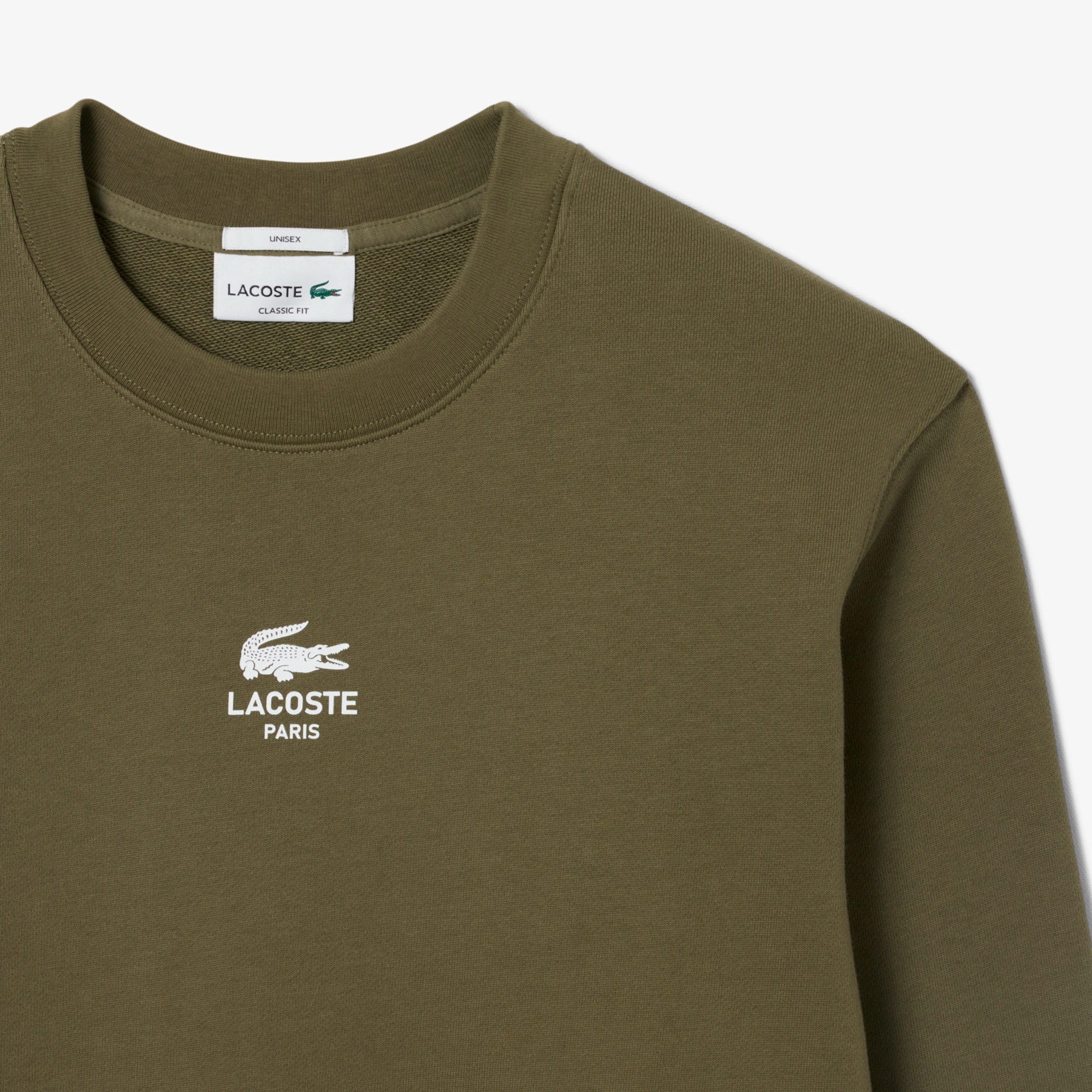 ワンポイングラフィックプリントクルーネックスウェット