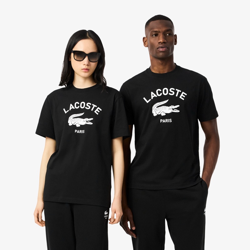 LACOSTE ラコステ ビッグロゴ Tシャツ 半袖 2枚セット アーチネームカレッジロゴTシャツ TH2733 - ラコステ（LACOSTE）公式