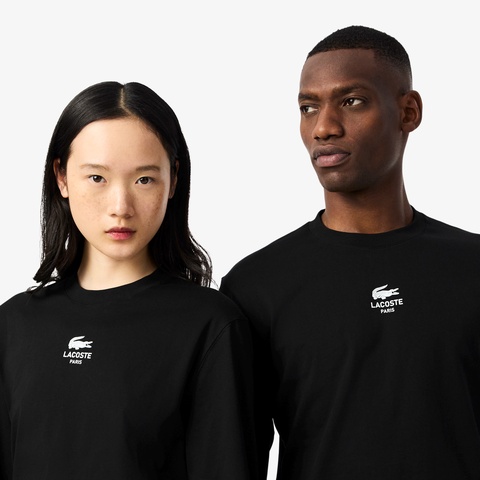 ワンポイントプリントロングスリーブTシャツ