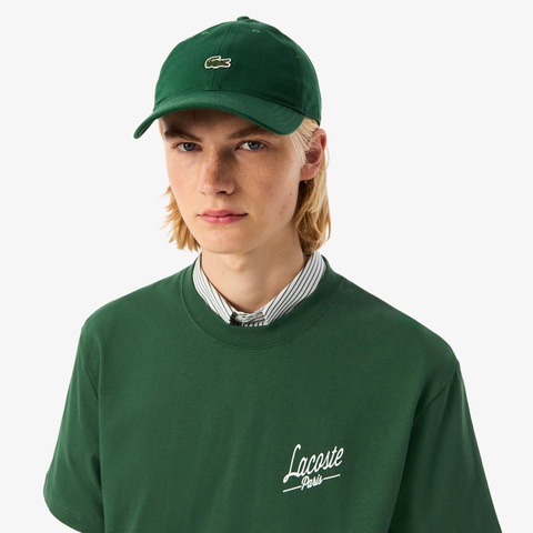 ラコステパリバックプリントTシャツ