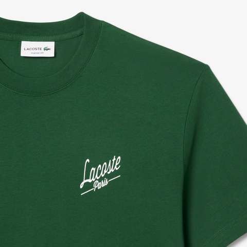 ラコステパリバックプリントTシャツ