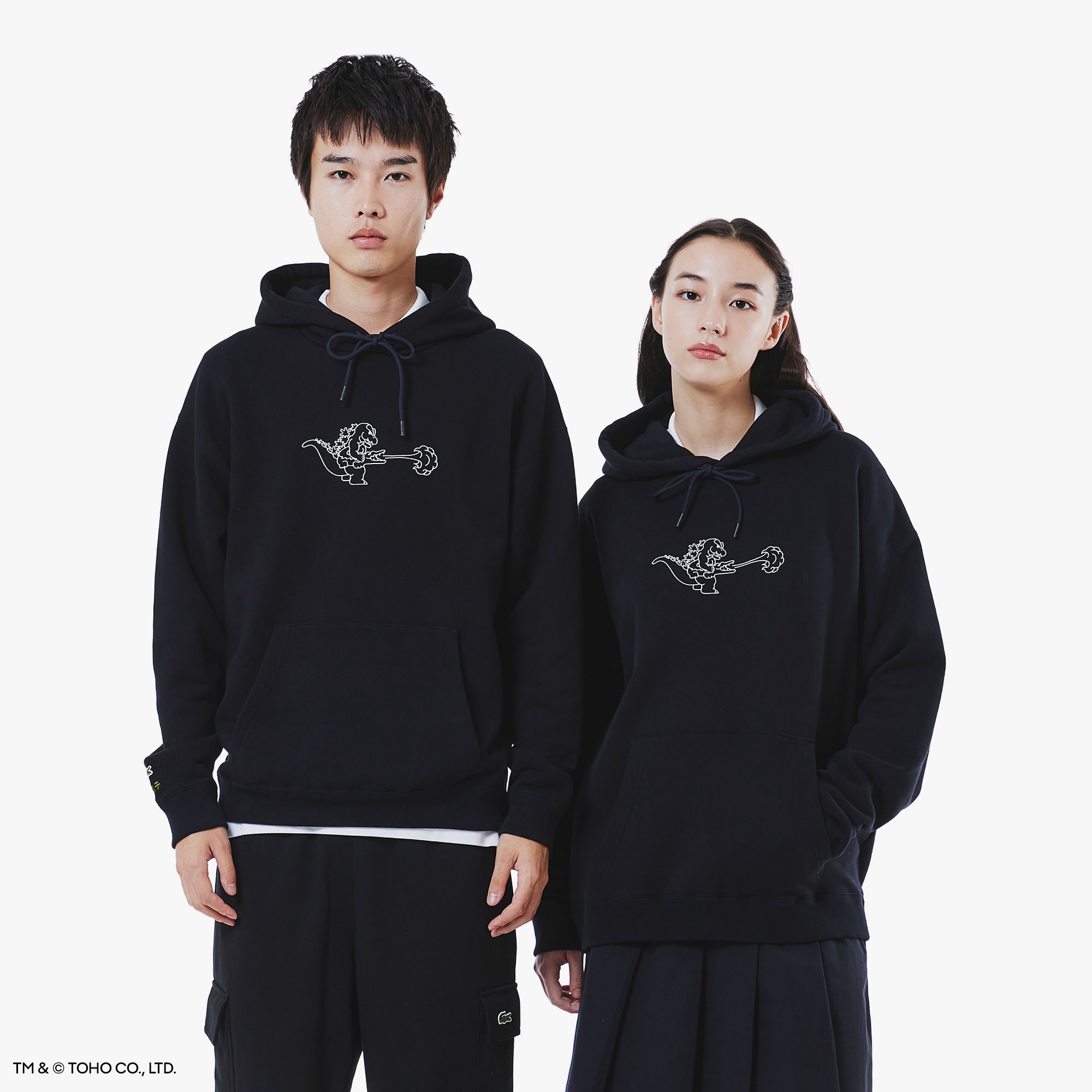 モスラ ゴジラ ラコステ パーカー LACOSTE フーディ